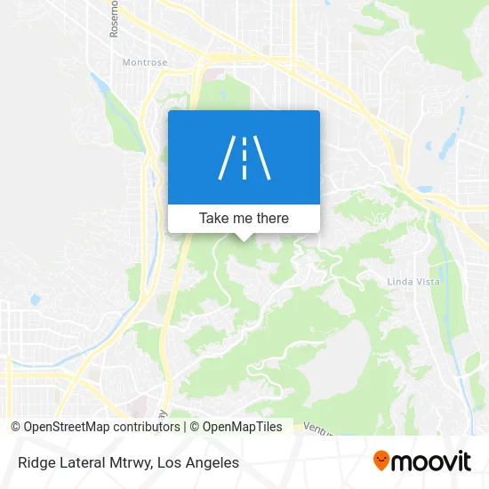 Ridge Lateral Mtrwy map