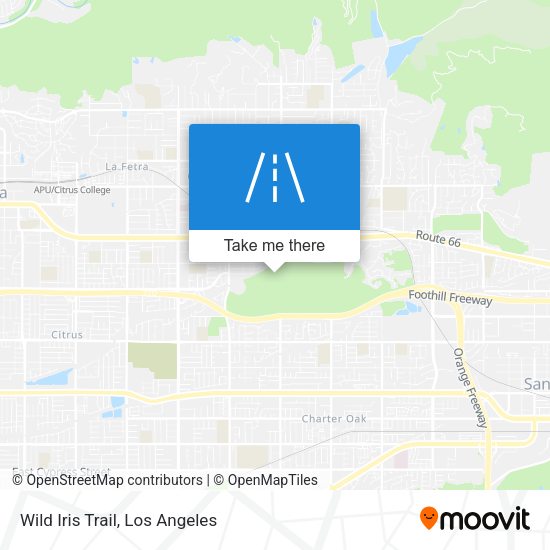 Mapa de Wild Iris Trail