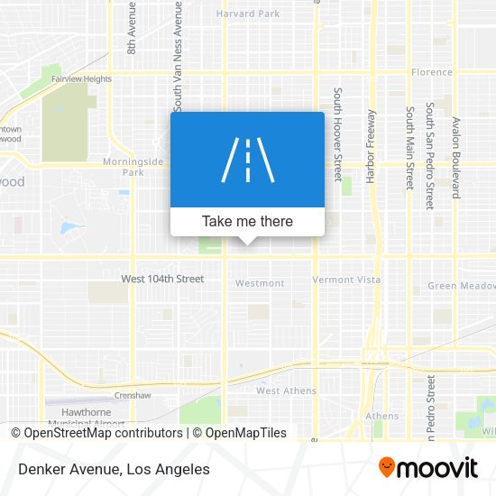 Mapa de Denker Avenue