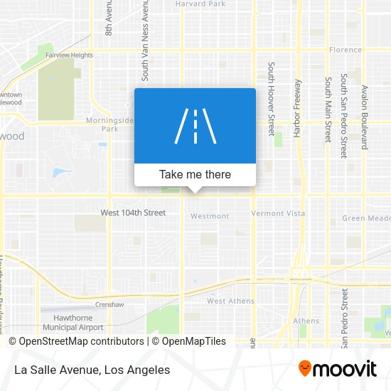 La Salle Avenue map