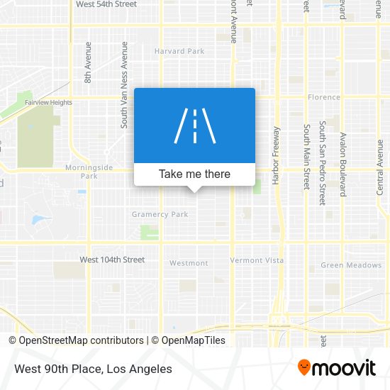 Mapa de West 90th Place