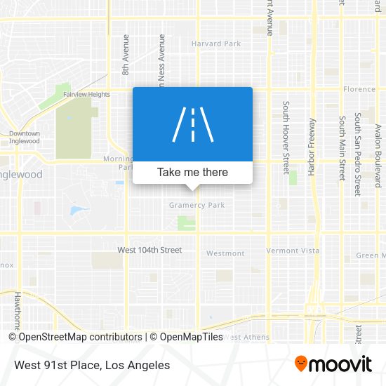 Mapa de West 91st Place
