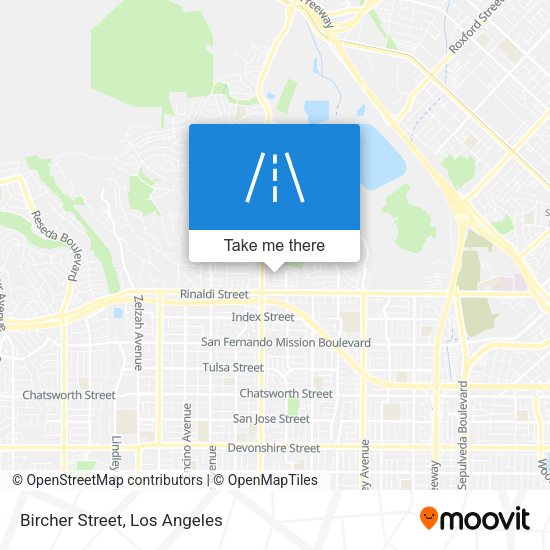Mapa de Bircher Street