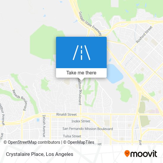 Crystalaire Place map