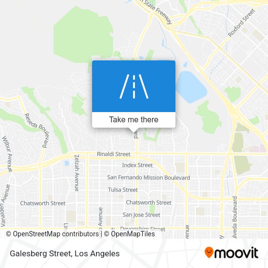 Galesberg Street map