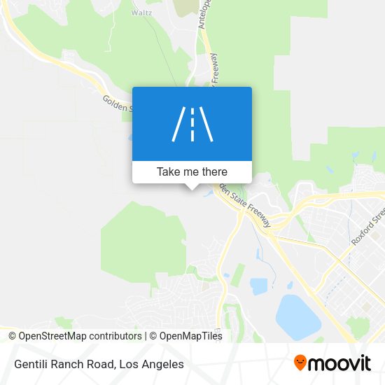 Mapa de Gentili Ranch Road
