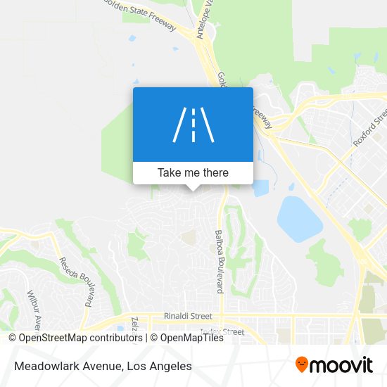 Mapa de Meadowlark Avenue
