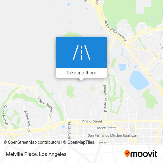Melville Place map