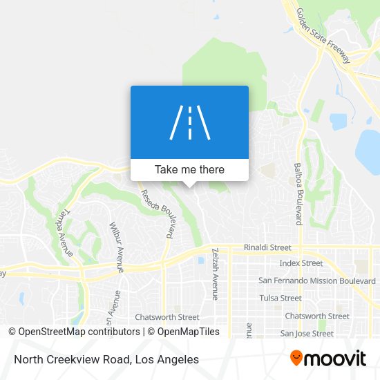North Creekview Road map