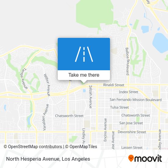 Mapa de North Hesperia Avenue