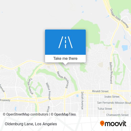 Mapa de Oldenburg Lane