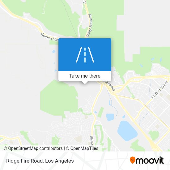 Mapa de Ridge Fire Road