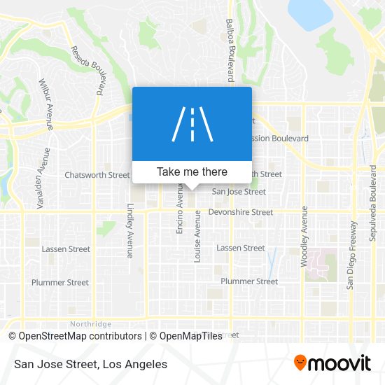 Mapa de San Jose Street