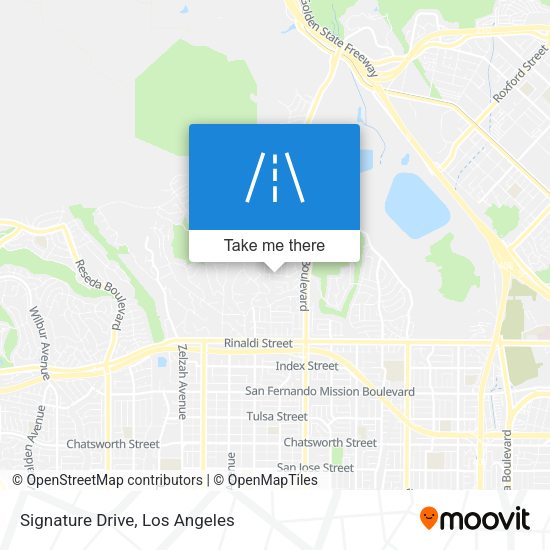 Signature Drive map