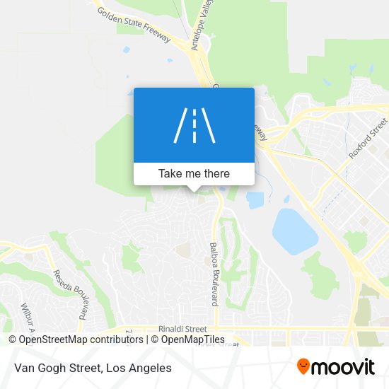 Van Gogh Street map