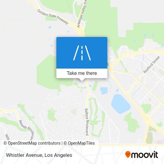 Whistler Avenue map