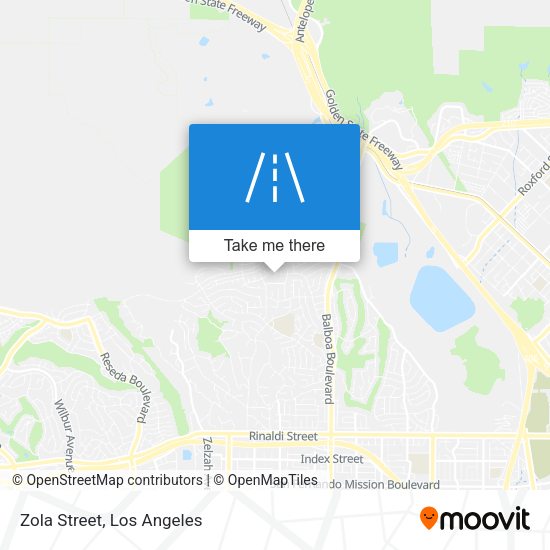 Mapa de Zola Street