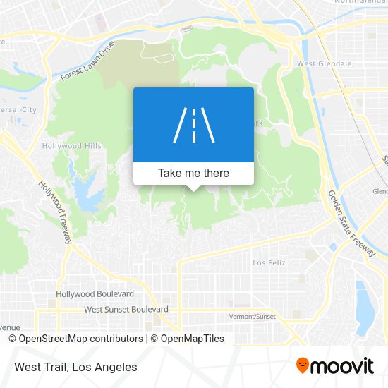 Mapa de West Trail