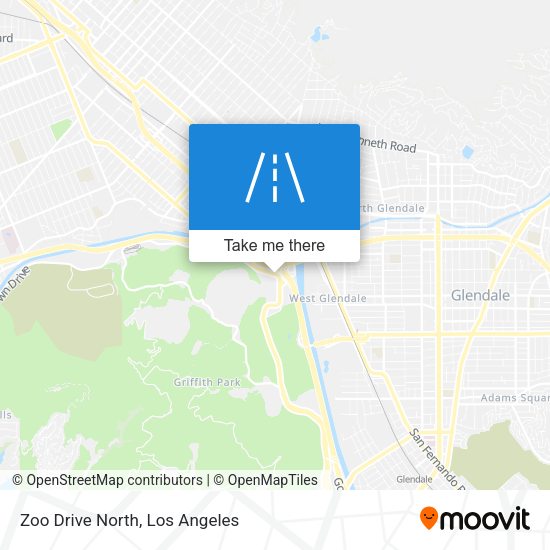 Mapa de Zoo Drive North