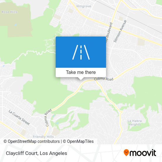 Claycliff Court map