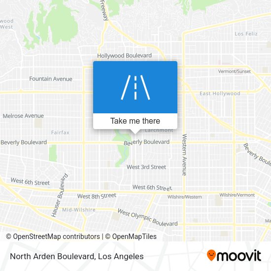 Mapa de North Arden Boulevard