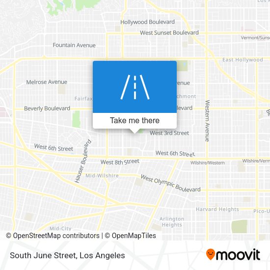 South June Street map