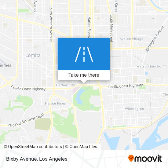 Mapa de Bixby Avenue