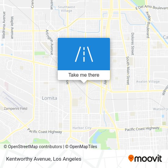 Kentworthy Avenue map