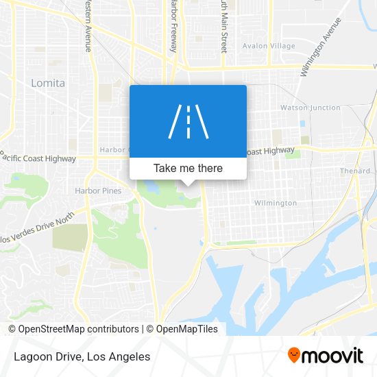 Mapa de Lagoon Drive