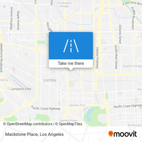 Maidstone Place map