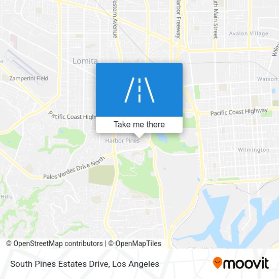 Mapa de South Pines Estates Drive