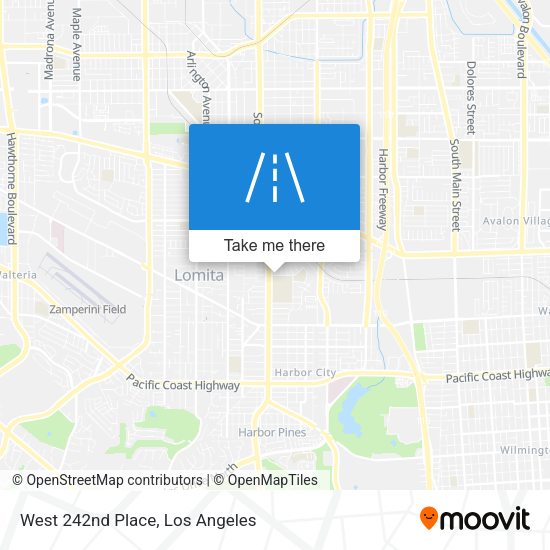 West 242nd Place map