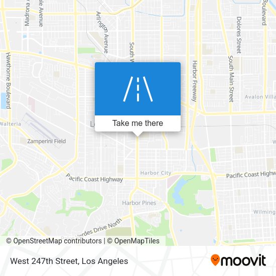 West 247th Street map
