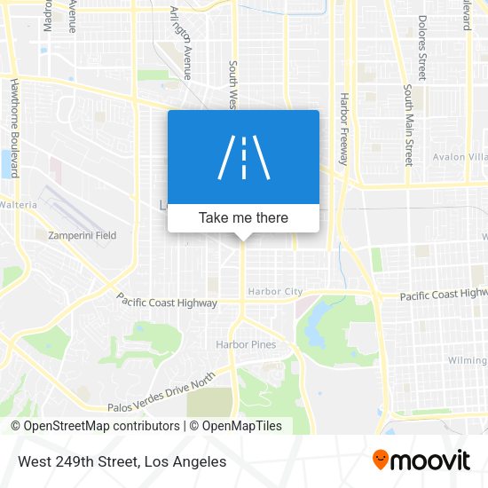 West 249th Street map
