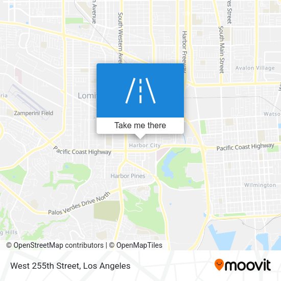 West 255th Street map
