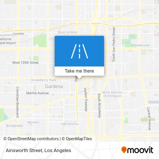 Ainsworth Street map