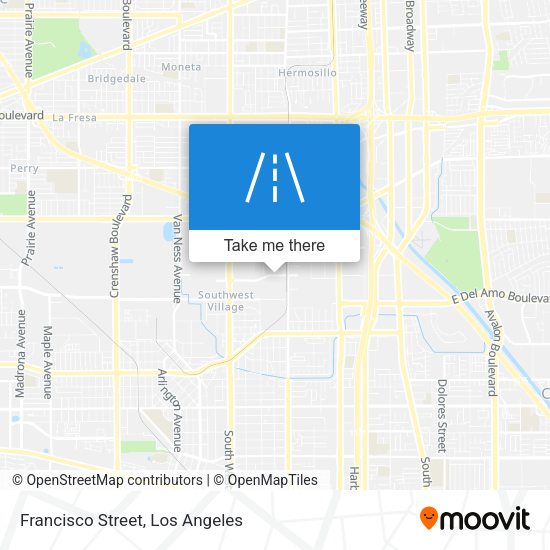 Mapa de Francisco Street