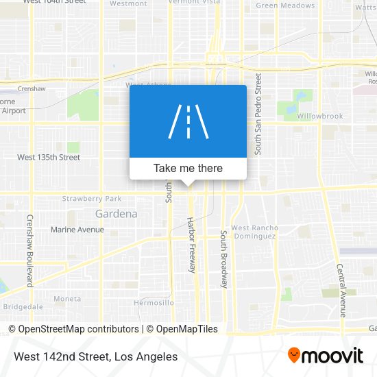 West 142nd Street map