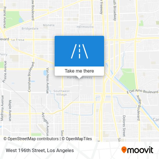Mapa de West 196th Street