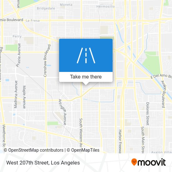 Mapa de West 207th Street