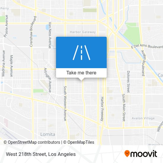 Mapa de West 218th Street
