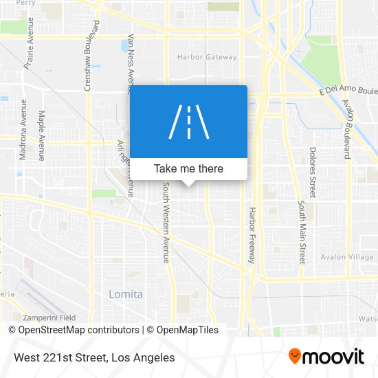 West 221st Street map