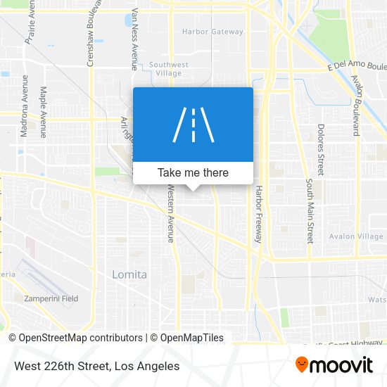 West 226th Street map