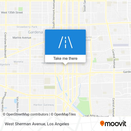Mapa de West Sherman Avenue