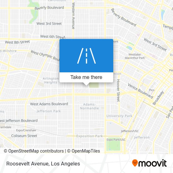 Mapa de Roosevelt Avenue