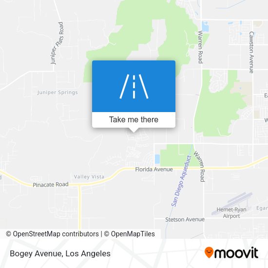 Mapa de Bogey Avenue