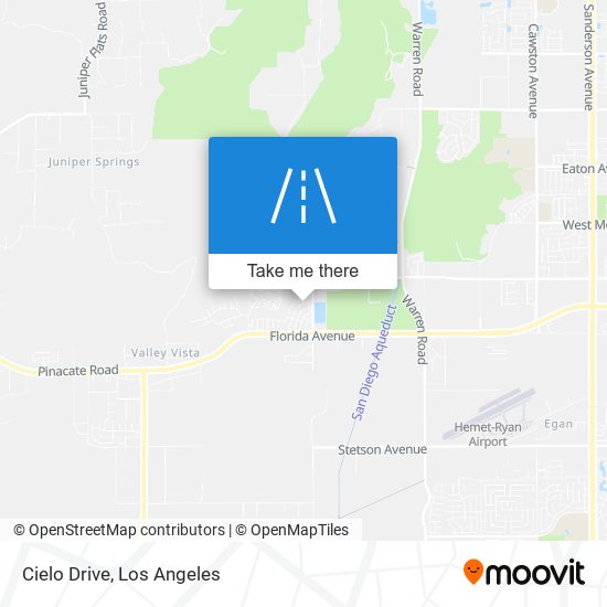 Mapa de Cielo Drive