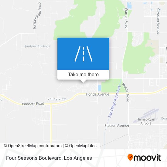 Four Seasons Boulevard map