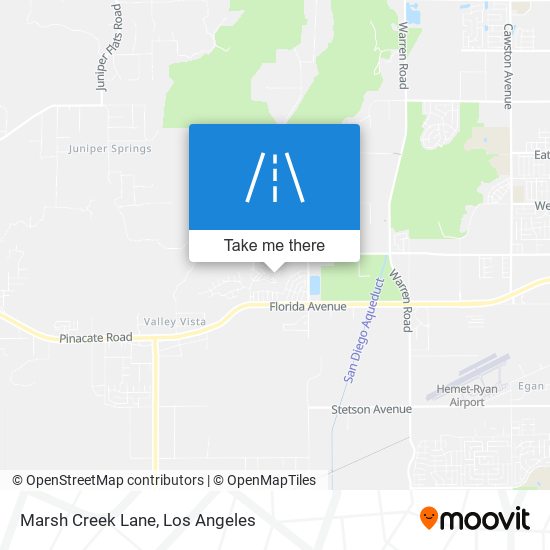 Mapa de Marsh Creek Lane