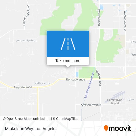 Mapa de Mickelson Way